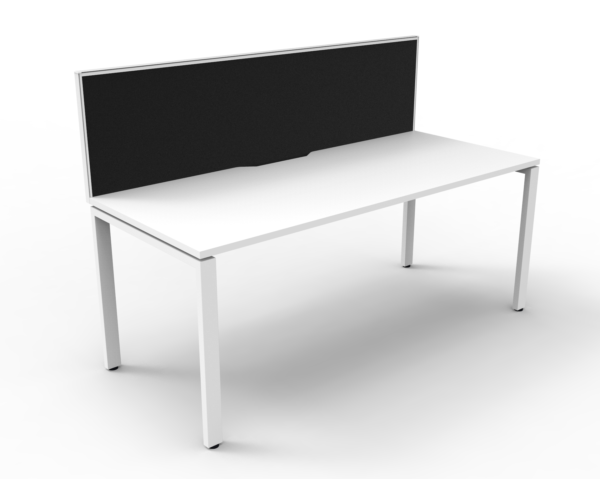 Profile 1 Person Workstation - with Screen